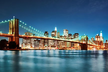 Obraz Nočný Manhattan New York 1473